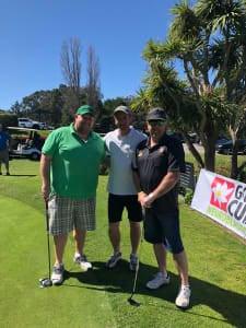 Three guests at Golf2Cure