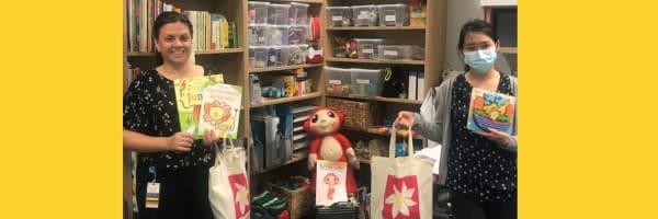 Packs well received by Westmead children