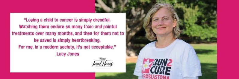 Lucy Jones finalist for the Westfield Local Heroes