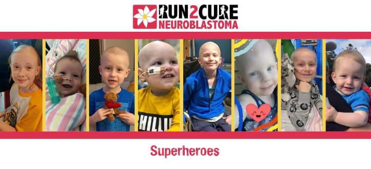 Images of our Neuroblastoma Superhero children