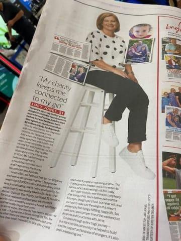 Lucy Jones in the newspaper